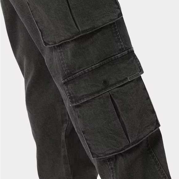 Carre Double Denim Cargo Pants - Picture 6 of 8